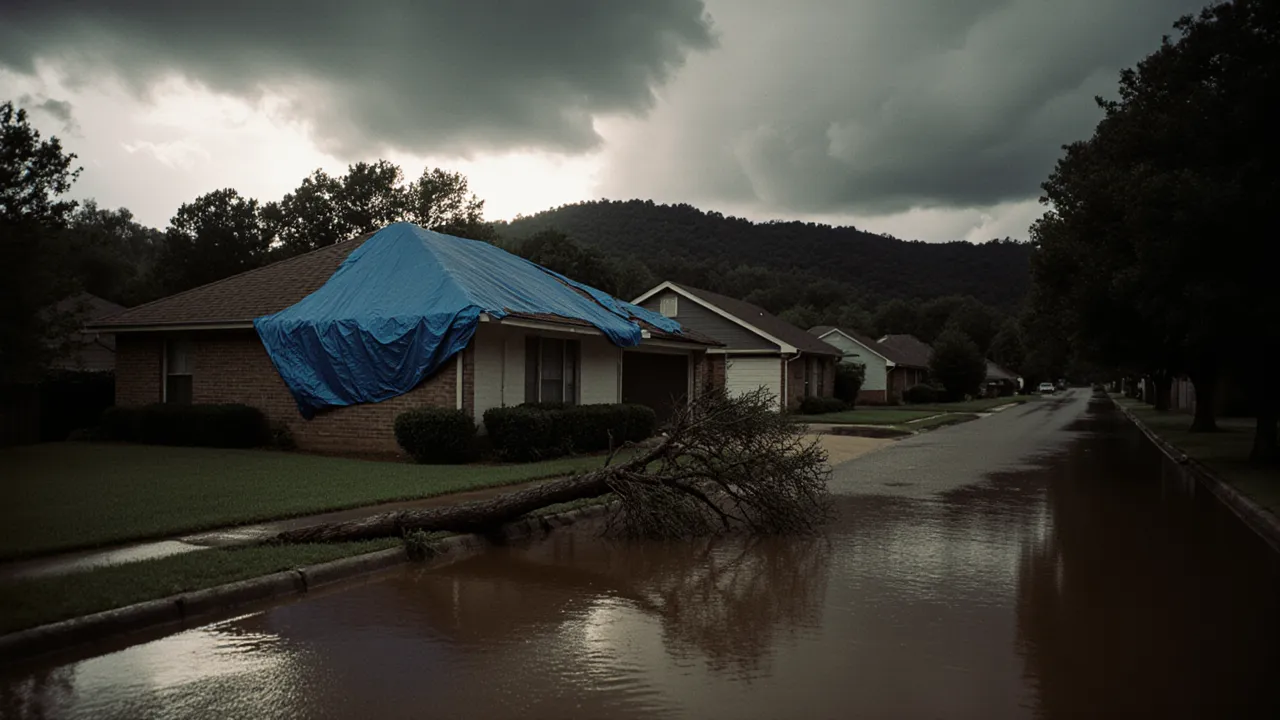 Storm and Flash Flood Water Damage in Fayetteville, Arkansas