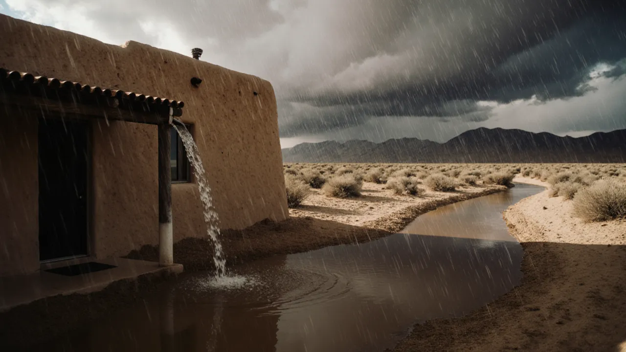 Monsoon Flash Flooding and Water Damage in Las Cruces