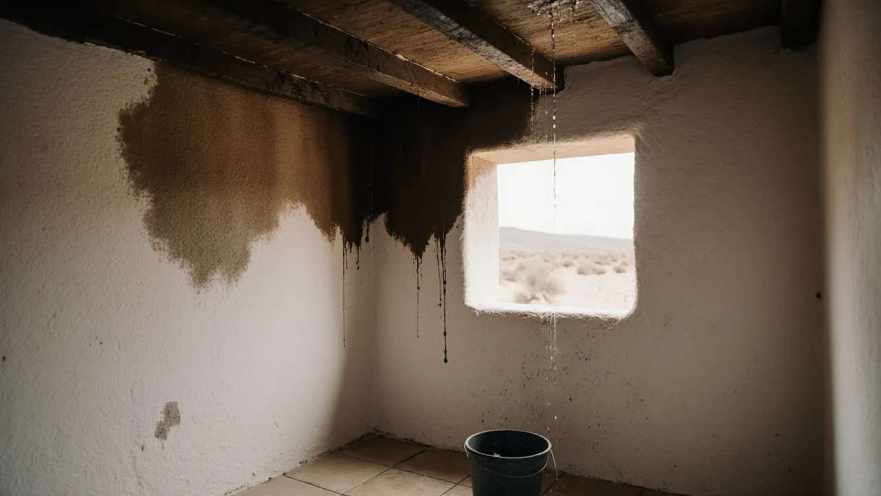 Flat Roof Leaks and Adobe Water Damage in Santa Fe